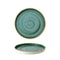 Churchill Stonecast Chefs Walled Plate, 8 1/4", Samphire Green (6-pack)