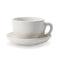 Danesco Cappuccino Cup & Saucer Set, 5 oz, White