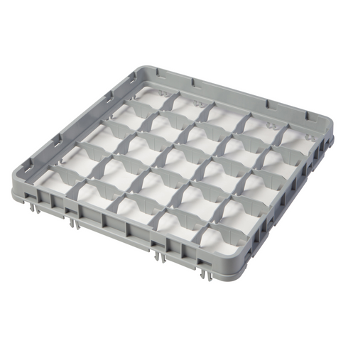 Cambro | Extension de casier pour verre Camrack, 25 compartiments, gris