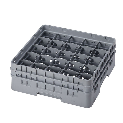 Cambro Camrack Glass Rack, 25 Compartment, Grey