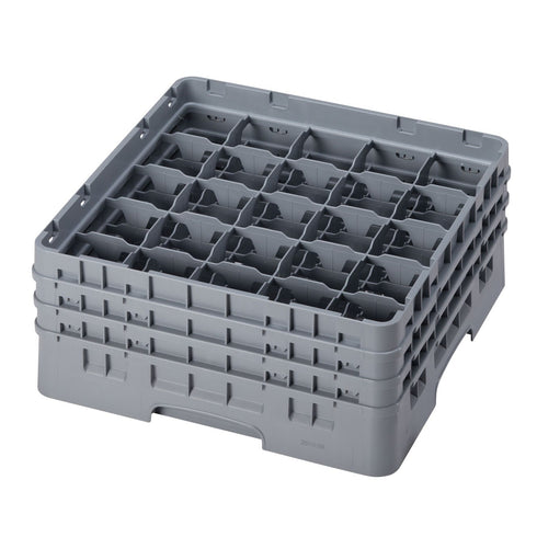 Cambro Camrack Glass Rack, 25 Compartment, Grey