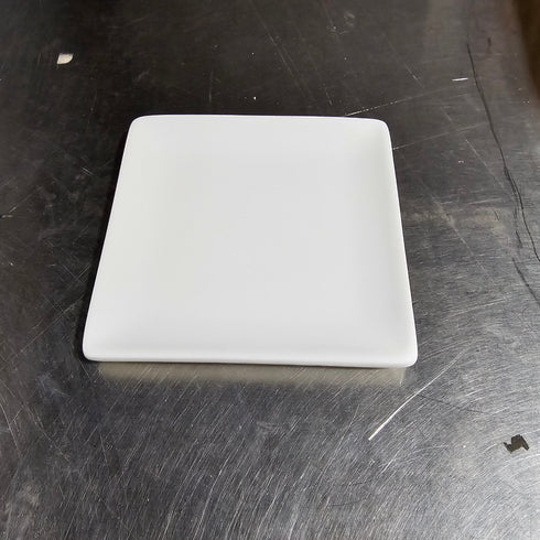 Front of the House Square Plate, 5", White (12-pack), FINAL SALE