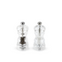 Peugeot Nancy Salt & Pepper Mill Set, 5", Clear Acrylic, FINAL SALE