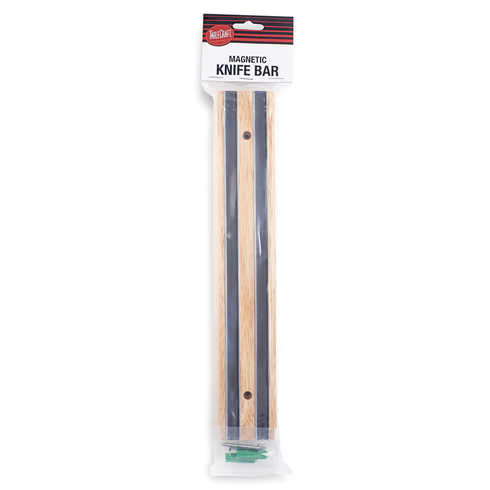 TableCraft Magnetic Knife Holder Strip, Wood, FINAL SALE