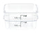 Cambro CamSquare FreshPro Storage Container, Clear