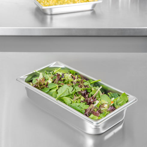 Vollrath | Bac gastronome alimentaire Super Pan V taille 1/3, acier inoxydable de calibre 22