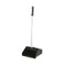 Globe Heavy Duty Lobby Dustpan with Wheels, Black