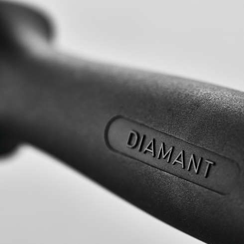 Wusthof Sharpening Steel, Oval Diamond Grit, 10", Black