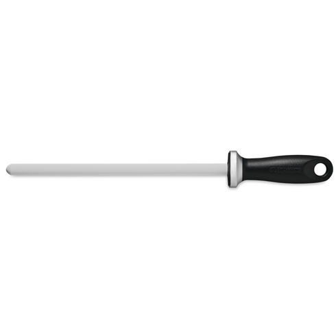 Wusthof J3000 Sharpening Steel, Fine Grit Ceramic, 10", Black