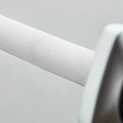 Wusthof J3000 Sharpening Steel, Fine Grit Ceramic, 10", Black