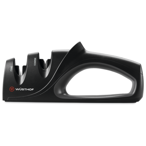 Wusthof Knife Sharpener, 2 Stage Pull Through, Black