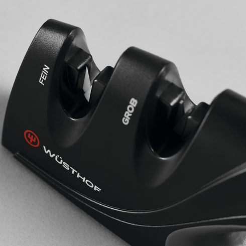 Wusthof Knife Sharpener, 2 Stage Pull Through, Black