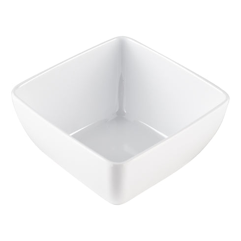 TableArt | Bol carré, plastique blanc, VENTE FINALE