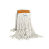 Globe Cot-Pro Narrow Band Wet Cut End Mop, 20 oz, Cotton, Orange/White
