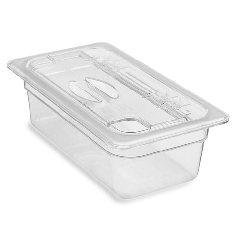 Cambro | Couvercle Camwear FlipLid, pour bac gastronome avec encoche, clair