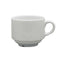 Solutions Vaisselle | Tasse à thé empilable blanche unie Continental, 7,5 oz (paquet de 24)