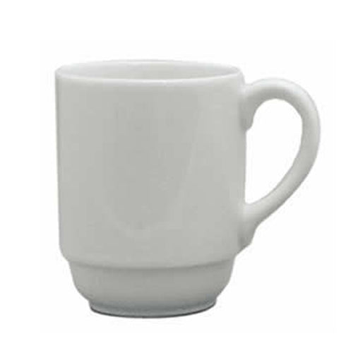 Tableware Solutions Continental Plain White Stacking Mug, 10 oz (24-pack)