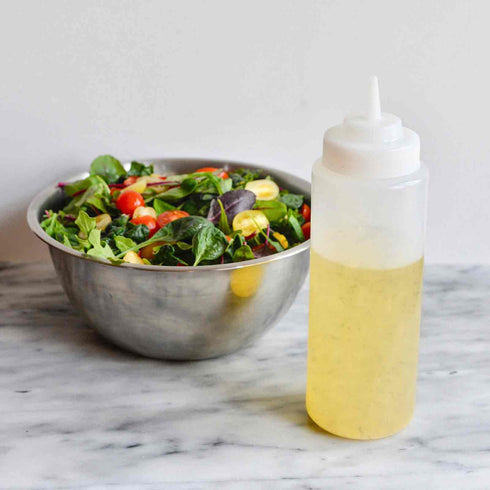 Artisanat de table | Flacon souple WideMouth, 16 oz, ouverture de pointe de 4,2 mm, transparent