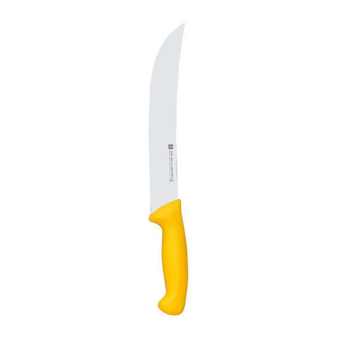 Zwilling TWIN Master Scimitar Butcher Knife, 9.5", Yellow