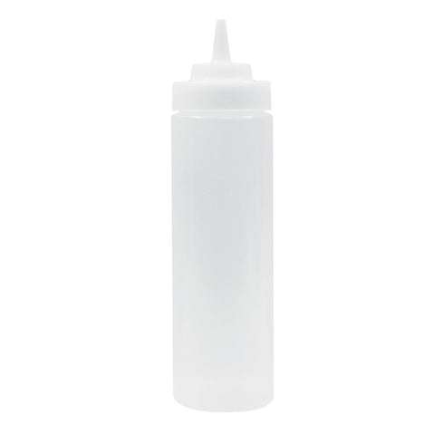 Artisanat de table | Flacon souple WideMouth, 24 oz, ouverture de pointe de 4,2 mm, transparent