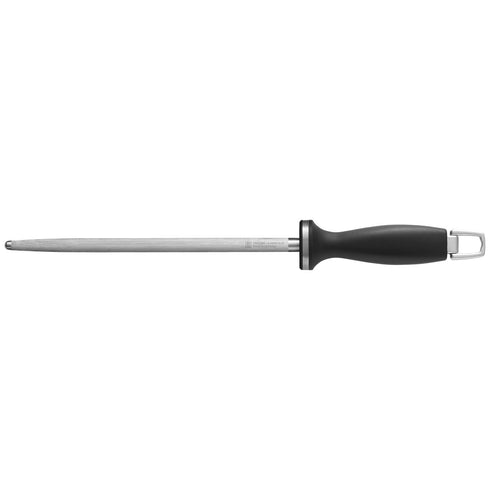Zwilling TWIN Master Sharpening Steel, Round, 10", Black