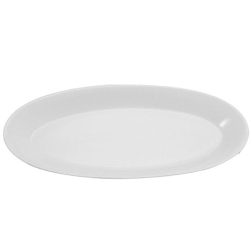 BIA Oval Fish Platter, 16", White Porcelain