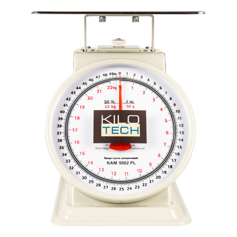 Kilotech | Balance à cadran mécanique KAM 5002PL avec plateforme, 22 kg