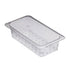 Cambro Camwear 1/3 Size Colander Food Pan, Clear
