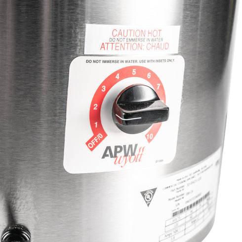 APW Wyott Classic Round Countertop Warmer