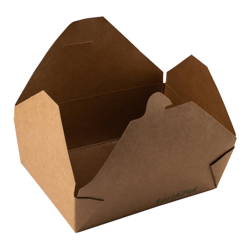 Éco-Emballage | Boîte alimentaire en papier EarthPak, 64 oz, marron (paquet de 200)