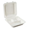 Eco Guardian Compostable 3 Compartment Clamshell, Sugarcane (200-pack)