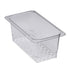 Cambro Camwear 1/3 Size Colander Food Pan, Clear