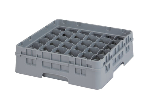 Cambro | Support à verre Camrack, 36 compartiments, gris
