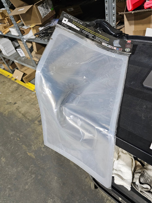 Flexsillid Full Size Food Pan Lid, Translucent Silicone, FINAL SALE