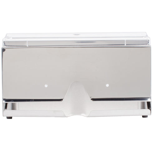 Vollrath | Distributeur de paille emballé sur un côté, acier inoxydable