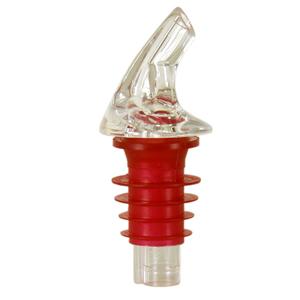 Spill-Stop Free Flow Pourer, Posi-Por 2000 Series, Clear Spout (12-pack), FINAL SALE