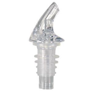 Spill-Stop Free Flow Pourer, Posi-Por 2000 Series, Clear Spout (12-pack), FINAL SALE