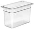 Cambro | Bac gastronome Camwear, taille 1/3, transparent