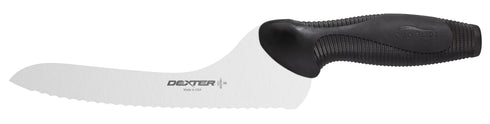Dexter | DUOGLIDE Couteau à pain coudé, dentelé, 7,5", noir