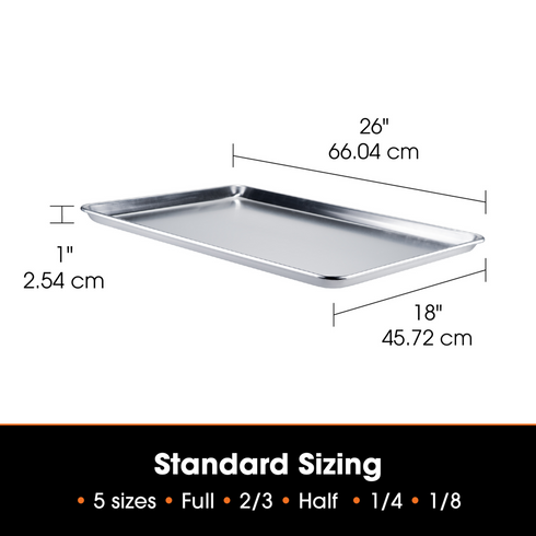 SignatureWares Heavy Duty Bun Pan, Aluminum 18 Gauge
