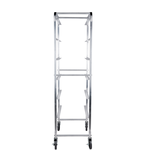 Articles de signature | Chariot à angles pour bac tout usage à 6 étagères, aluminium