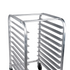 SignatureWares 10 Shelf Bun Pan Rack, Half Height, Aluminum