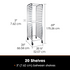 SignatureWares 20 Shelf Bun Pan Rack, Aluminum