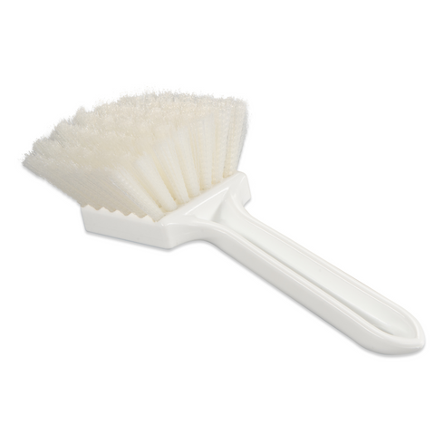 Charles | Brosse à récurer utilitaire Sparta à manche courbé de 8 po x 3 po avec poils rigides en polyester