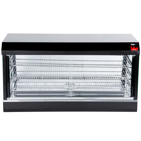 Vollrath 40735 Cayenne Heated Display Case, Angled Front, Front and Back Access, 120 V, 48"