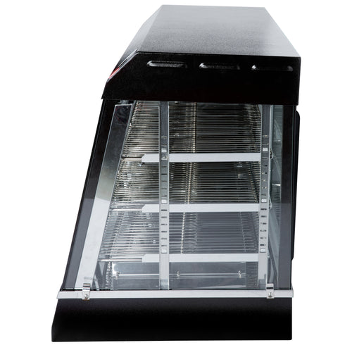 Vollrath 40735 Cayenne Heated Display Case, Angled Front, Front and Back Access, 120 V, 48"