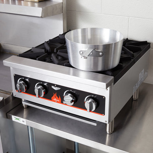 Vollrath | Cuisinière de comptoir 24 po Cayenne, 4 brûleurs, Gaz naturel/propane