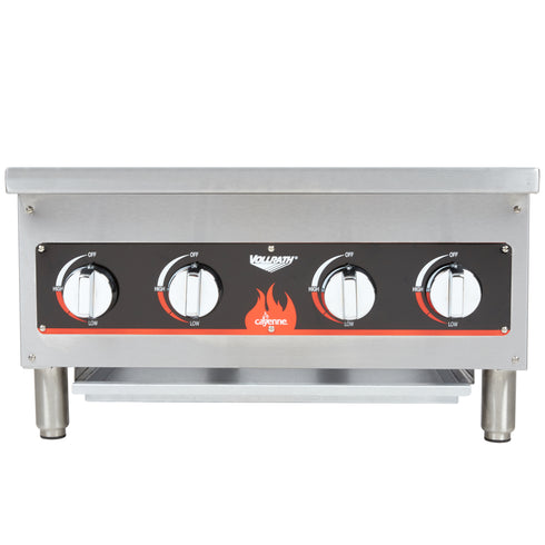 Vollrath | Cuisinière de comptoir 24 po Cayenne, 4 brûleurs, Gaz naturel/propane