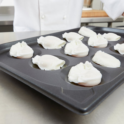 Vollrath | Pocheuses à œufs pleine grandeur, antiadhésif