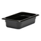 Cambro | Bac gastronome Camwear, taille 1/4, noir